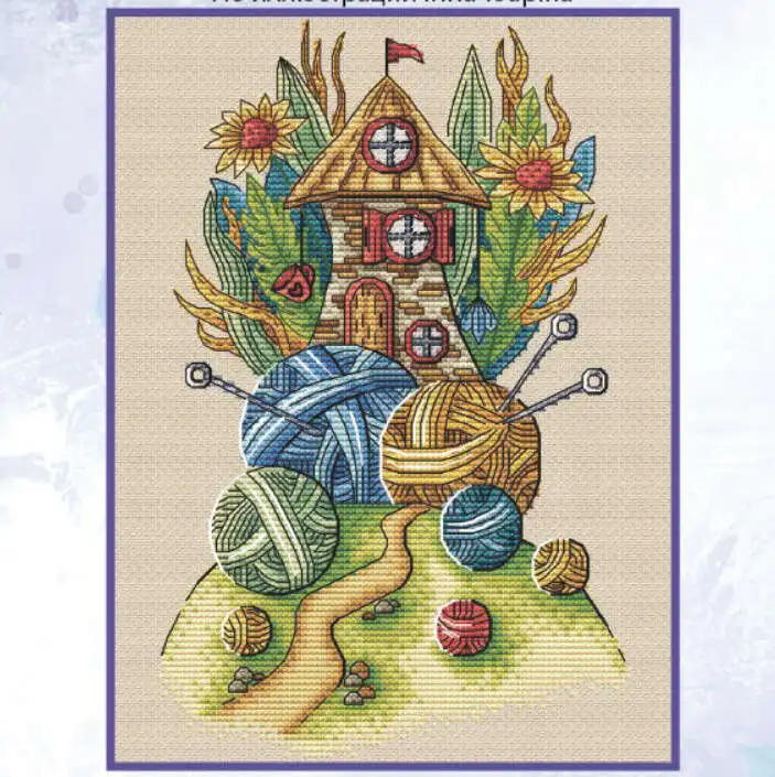 

knitting shed 24-32 Cross Stitch Kit Packages Counted Cross-Stitching Kits New Pattern Cross stich unPainting Set