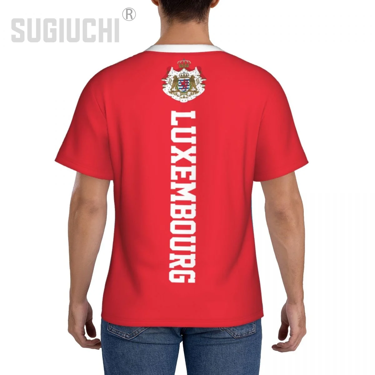 Tight Sports T-shirt Luxembourg Flag Luxemburgues 3D For Men Women Tees jersey Clothes Soccer Football Fans Patriotic T shirt