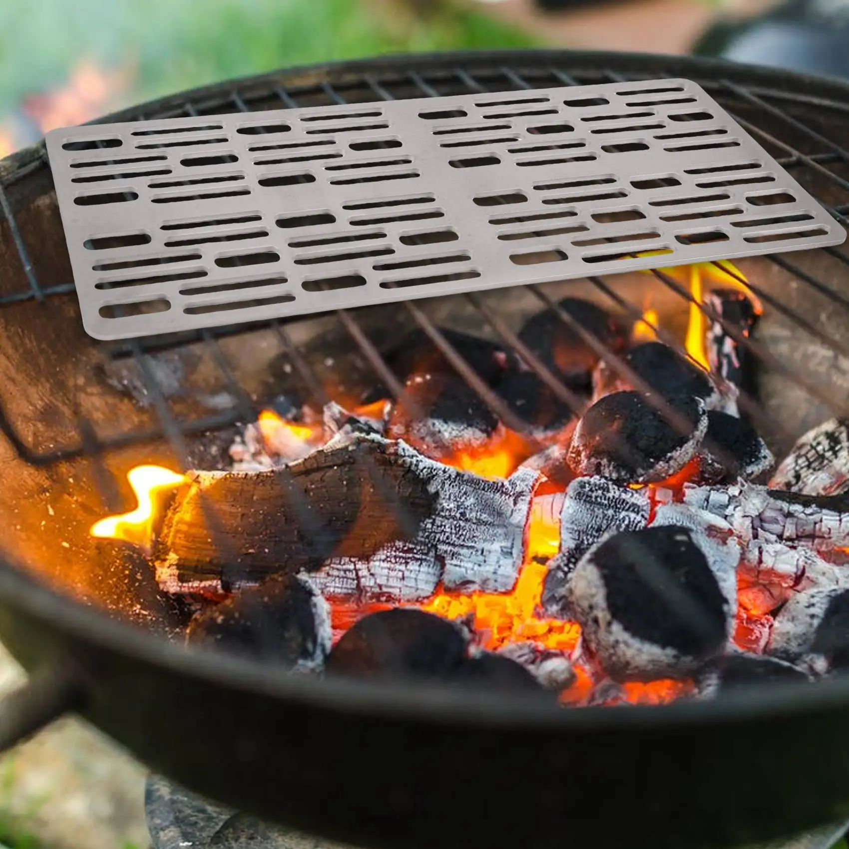 

Титановая сетка для барбекю на древесном угле, сетка для барбекю, сетка для кемпинга на открытом воздухе