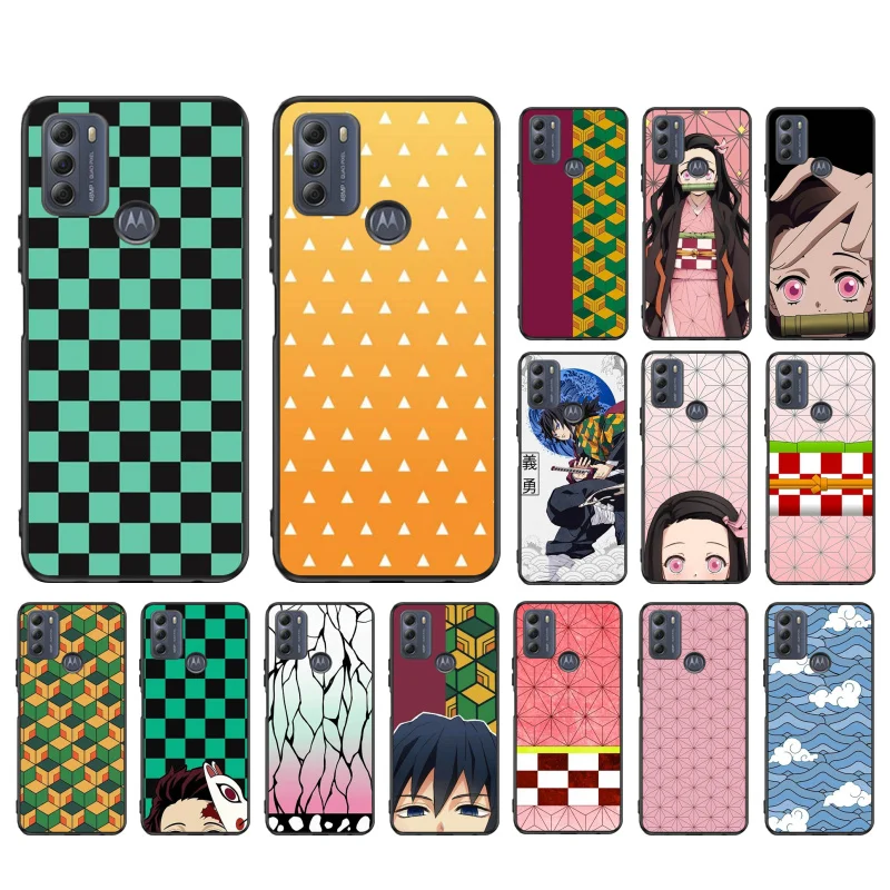

Demon Slayer Kimetsu no Yaiba Design Phone Case for Motorola Moto One E7 E7power E7Plus E6S E20 E40 One Power Edge 20 Fusion