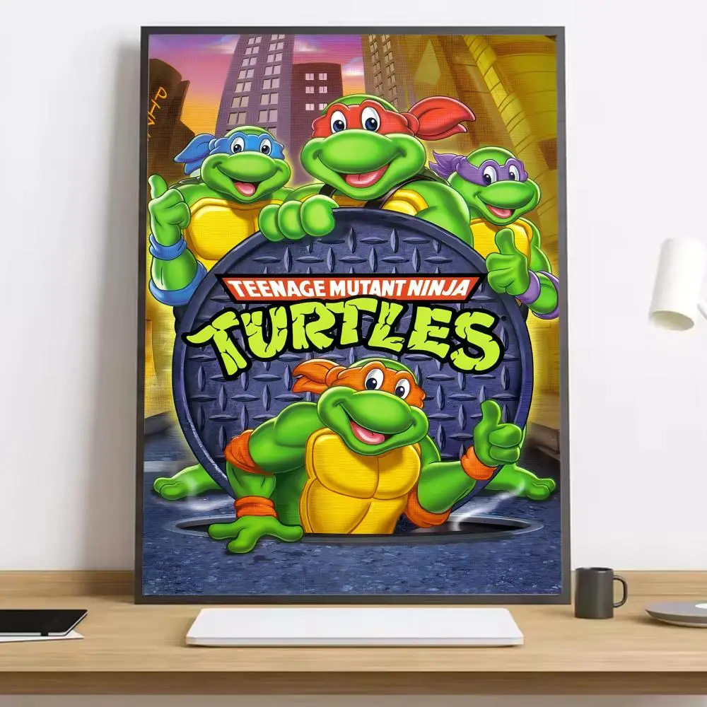 

Плакат "Ниндзя Т-черепашки" абстрактный стиль