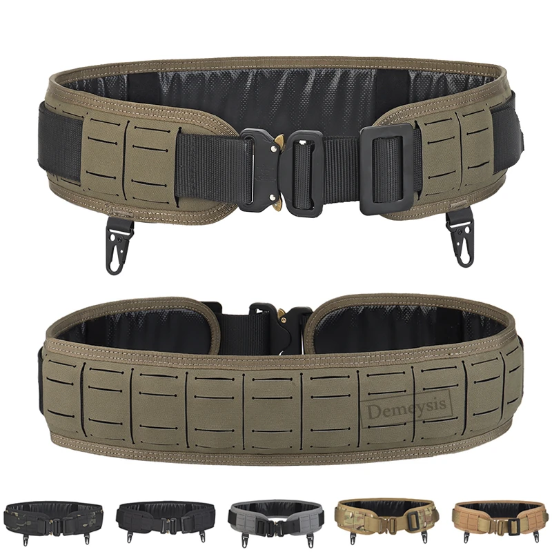 

Multi-Purpose Military Waist Belt Molle Padded Patrol Belts with Mesh Lining Army Battle Belt Outdoor Sports Hunting Accessories