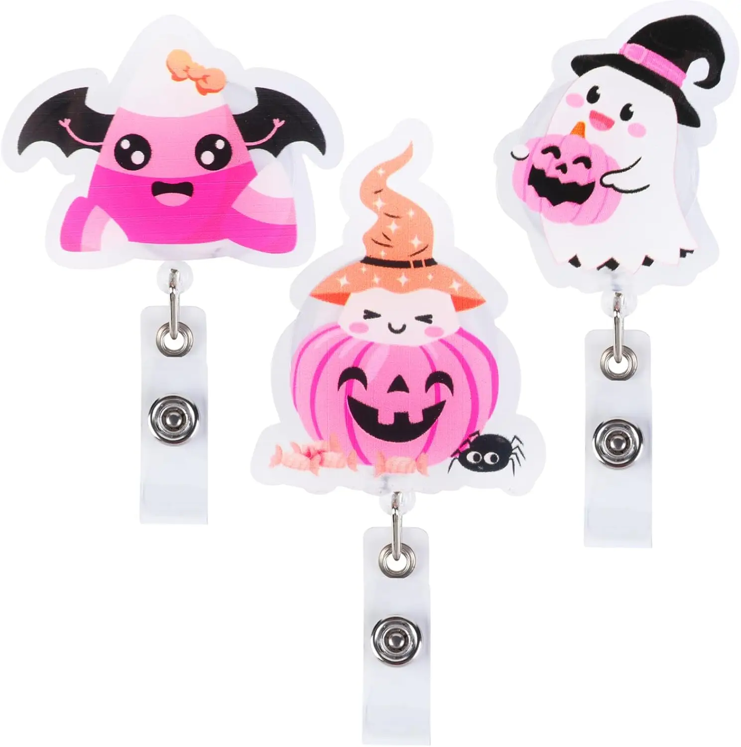 Kreatwow 3 шт. стандартная катушка с выдвижным шнуром в стиле ретро ярлыком ID