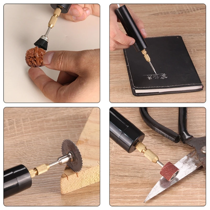 

Электрическая алюминиевая ручка для изготовления ювелирных изделий, вращающиеся инструменты для деревянных украшений, 5 В