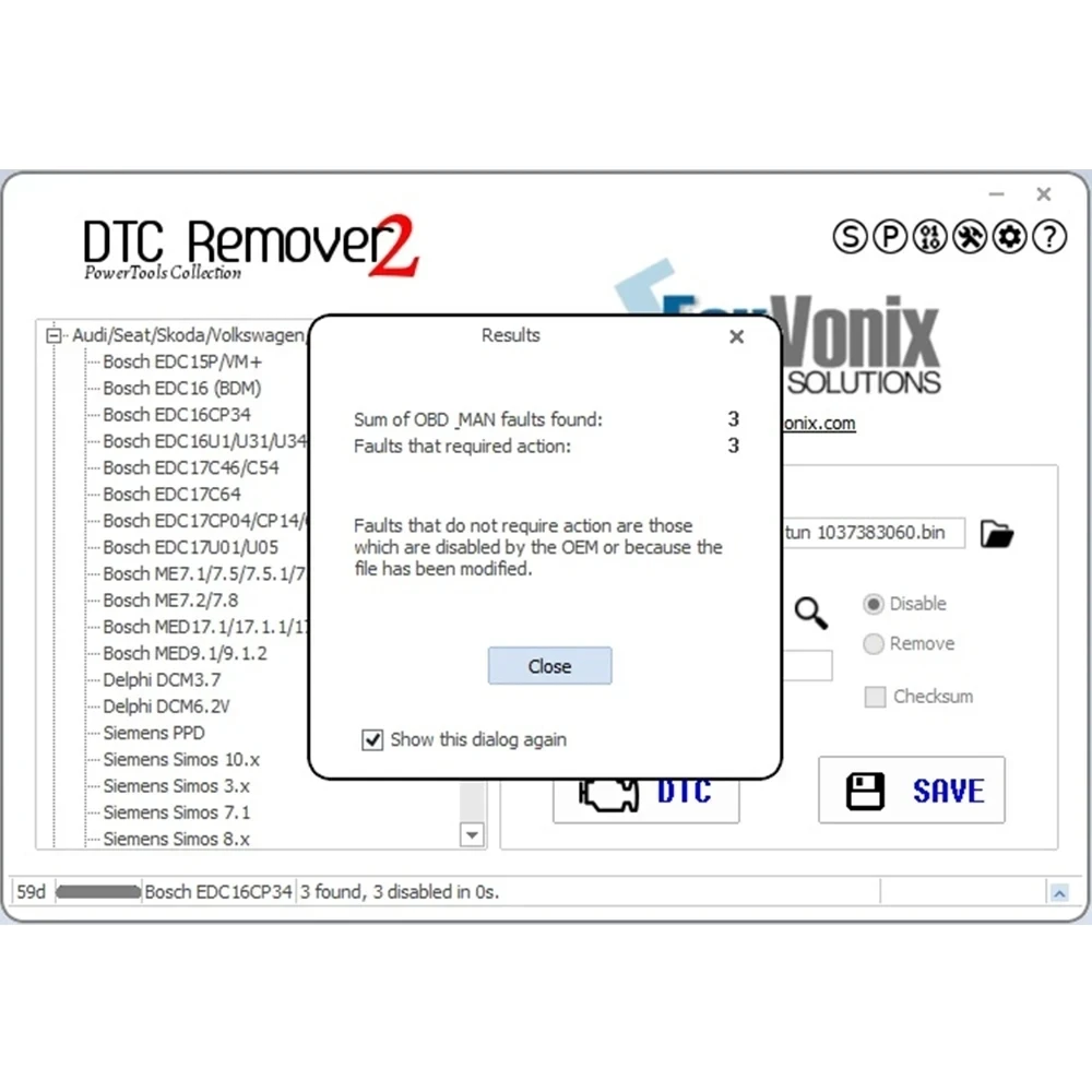 V2.5.6 DTCRemover 2 DTC Remover DTCs в различных ECUs ECU progamглушитель