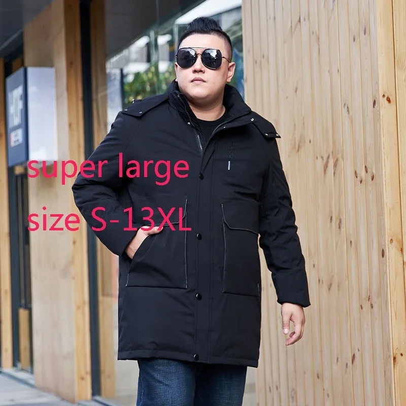 

New Arrival Fashion Extra Large Down Jacket Men Winter Thickened Casual White Duck Down Plus Size S-8XL 9XL 10XL 11XL 12XL 13XL
