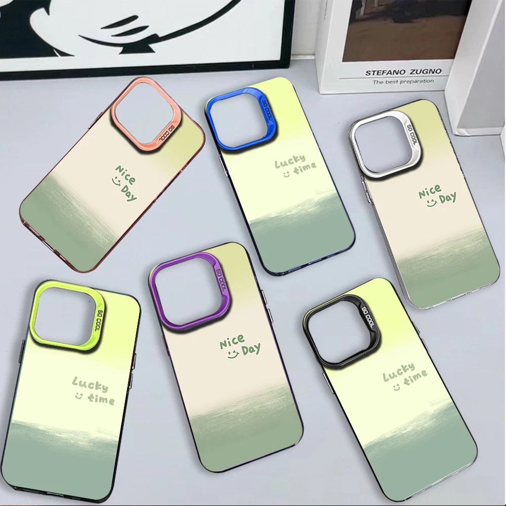 Новый IMD чехол для телефона Samsung A55 35 71 53 54 S24 23 Plus ультра милый день счастливое