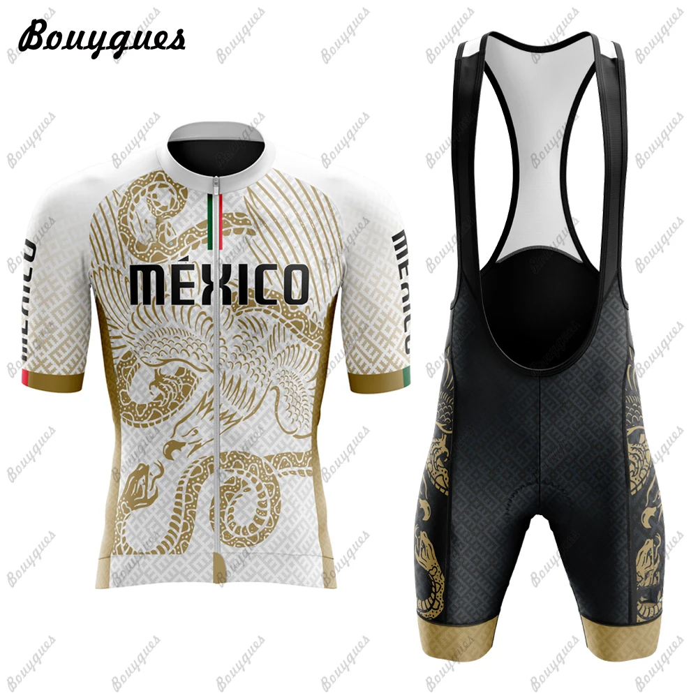 Mexico Elite Set bicicleta California Cycling Jersey Set Breathable Team Racing Sport Bicycle Jersey outdoor sport Bike Jersey
