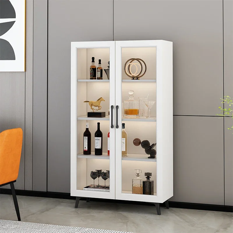 Профессиональная витрина для спиртных напитков винный шкаф Lemari Sudut стеклянный