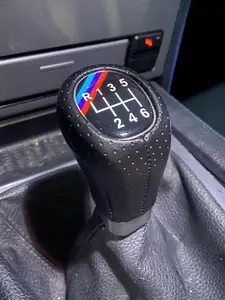 BMW E46 E39 E60 Schaltknauf Short Shifter Leder M Emblem 6 Gang