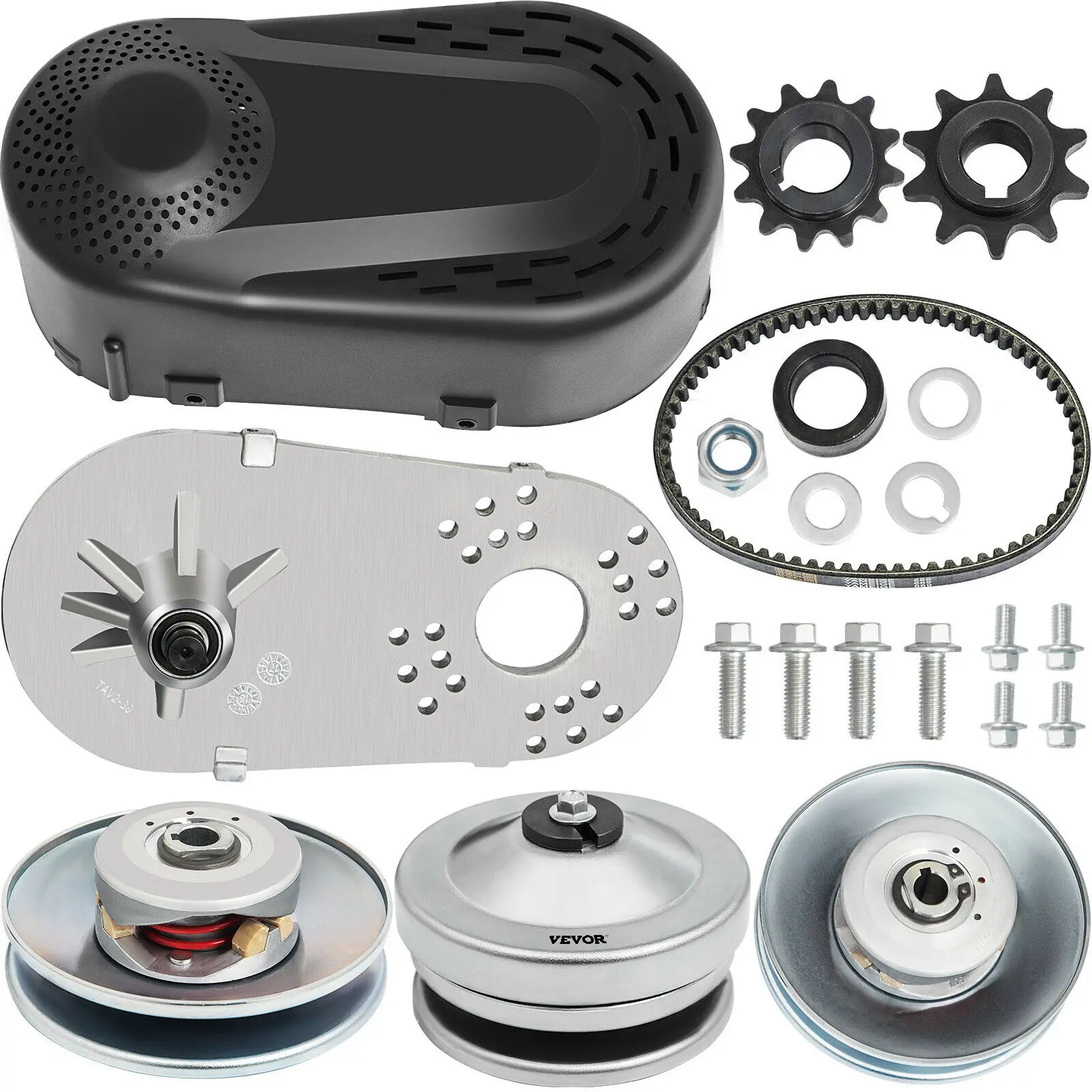 

Hot sale Go Kart Torque Converter Kit CVT Clutch 3/4" Replaces Comet TAV2 30-75 218353A Manco 10T #40/41