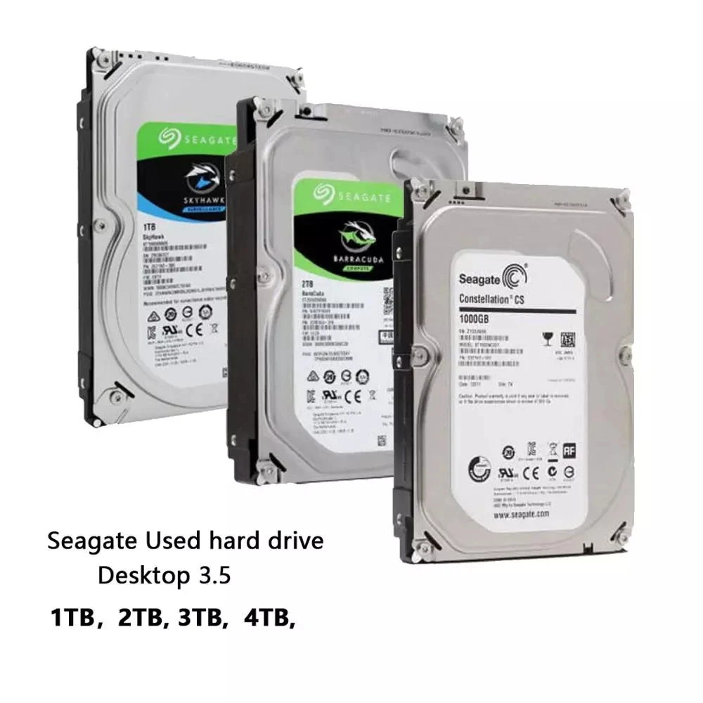

For Seagate 1TB 2TB 3TB 4TB Desktop PC 3.5" Internal Mechanical Hard disk SATA 3Gb/s-6Gb/s HDD 5900-7200RPM 64MB/128MB Buffer