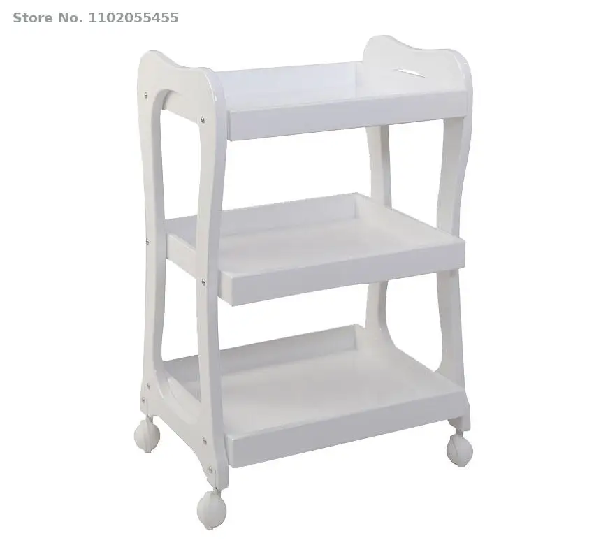 Маникюрная тележка для салона красоты инструмент хранения краски и дерева