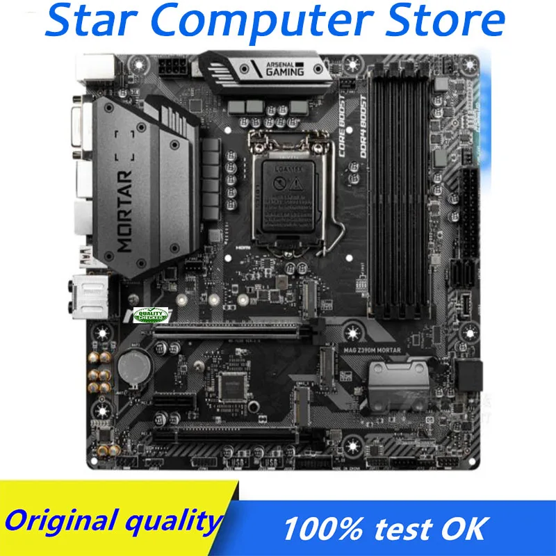 Материнская плата DDR4 для MSI MAG Z390M Ступка LGA 1151 Z390 USB3.0 SATA3 M.2 SSD настольная
