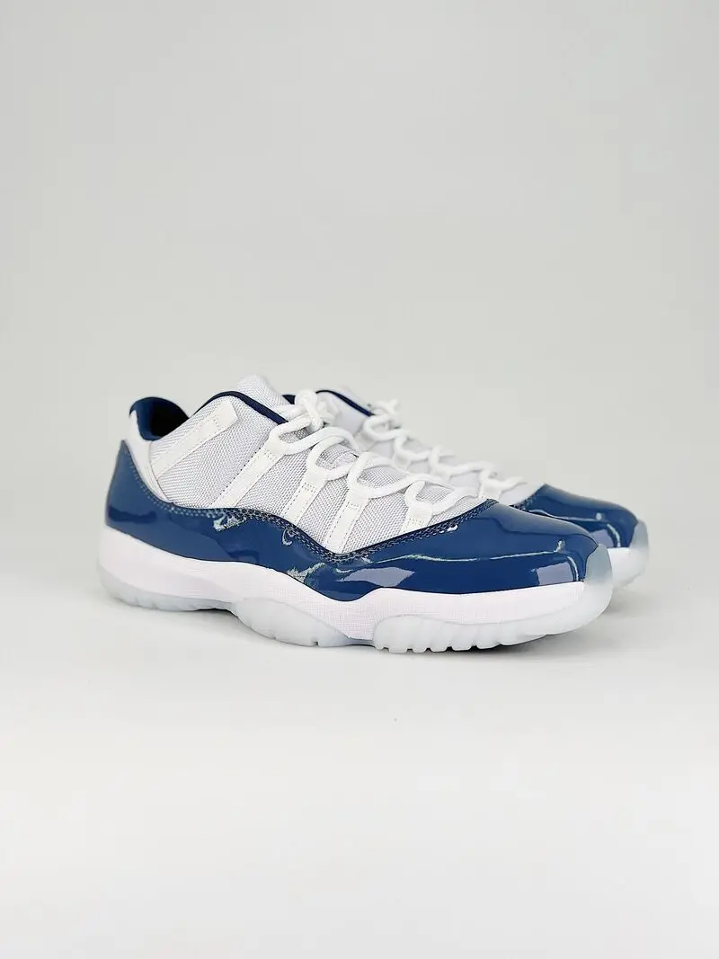 кроссовки в стиле Air Jordan AJ11 Low мужские для бега оригинал Повседневная обувь