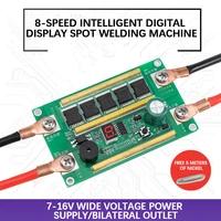 8 speed intelligent mini spot welding machine control board diy portable small pcb circuit board spot welders pen for 18650