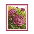Наборы для вышивки крестиком наборы для вышивки Картина пион цветы ручное трехмерное шитье набор для рукоделия