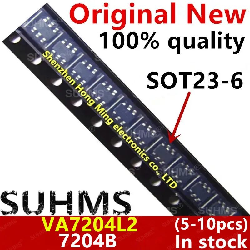 (5-10 шт.) 100% новый VA7204 VA7204L2 7204B SOT23-6