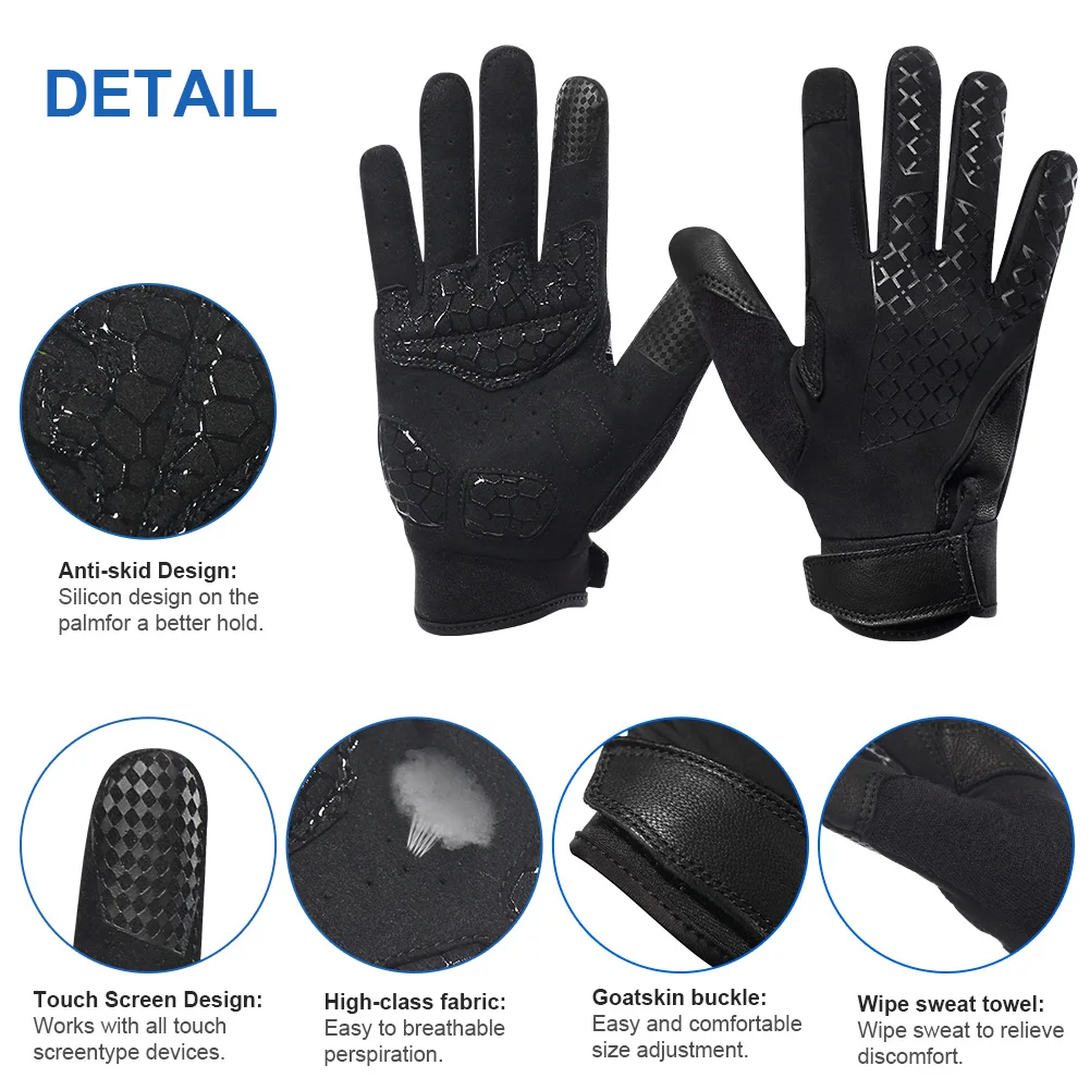 Летние кожаные Перчатки для фитнеса с изображением снежного оленя мужские