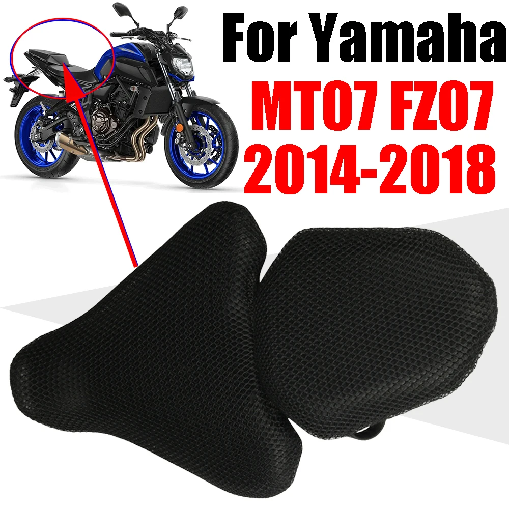 

For Yamaha MT07 MT-07 FZ-07 FZ07 2014 - 2018 Motorcycle Accessories Heat Insulation Seat Cushion Seat Cover Protector Case Pad