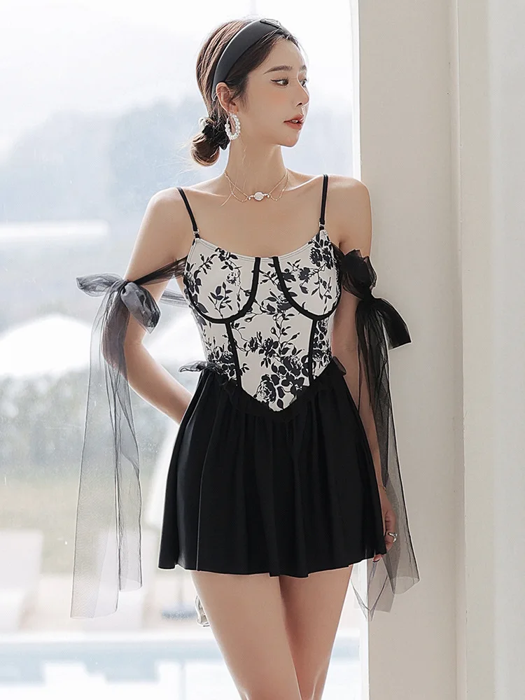 Купальник пуш-ап для девочек женский купальный костюм сплошной купальник в