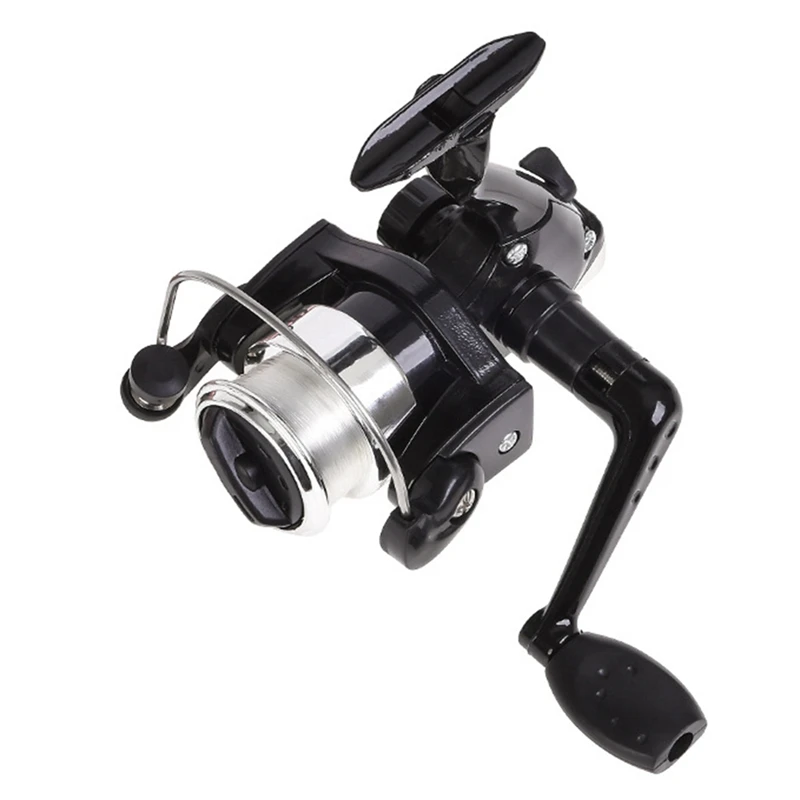 2 шт./компл. тип ручки удочка спиннинг рыболовное колесо карманная для зимней