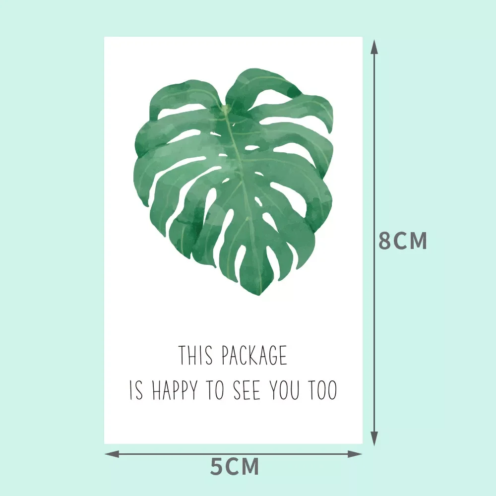 

20-50pcs This Package Nice To Meet You Too Sticker Seal Label Thank You Small Business Handmade Merchandise Decoration Sticker