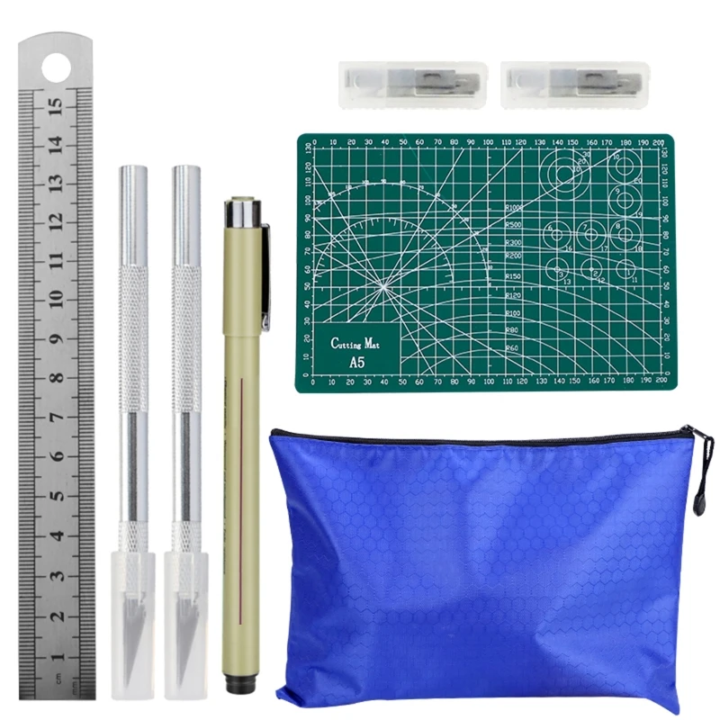 

Модернизированный нож-экскаватор, точный ремесленный нож, набор ножей для хобби с линейкой для резки