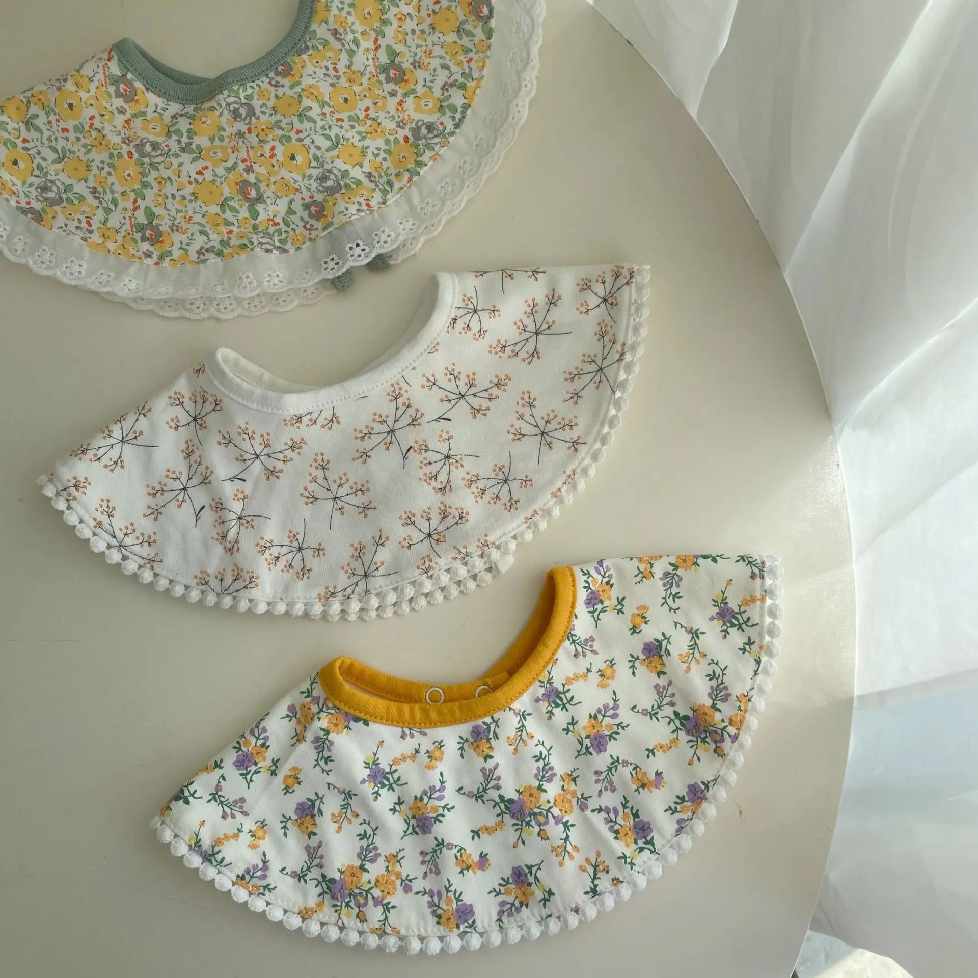 

2022 New Baby Feeding Burp Cloths Print Baby Bibs Cotton Saliva Towels Newborn Baby Stuff Newborn Accessories 0-2Year
