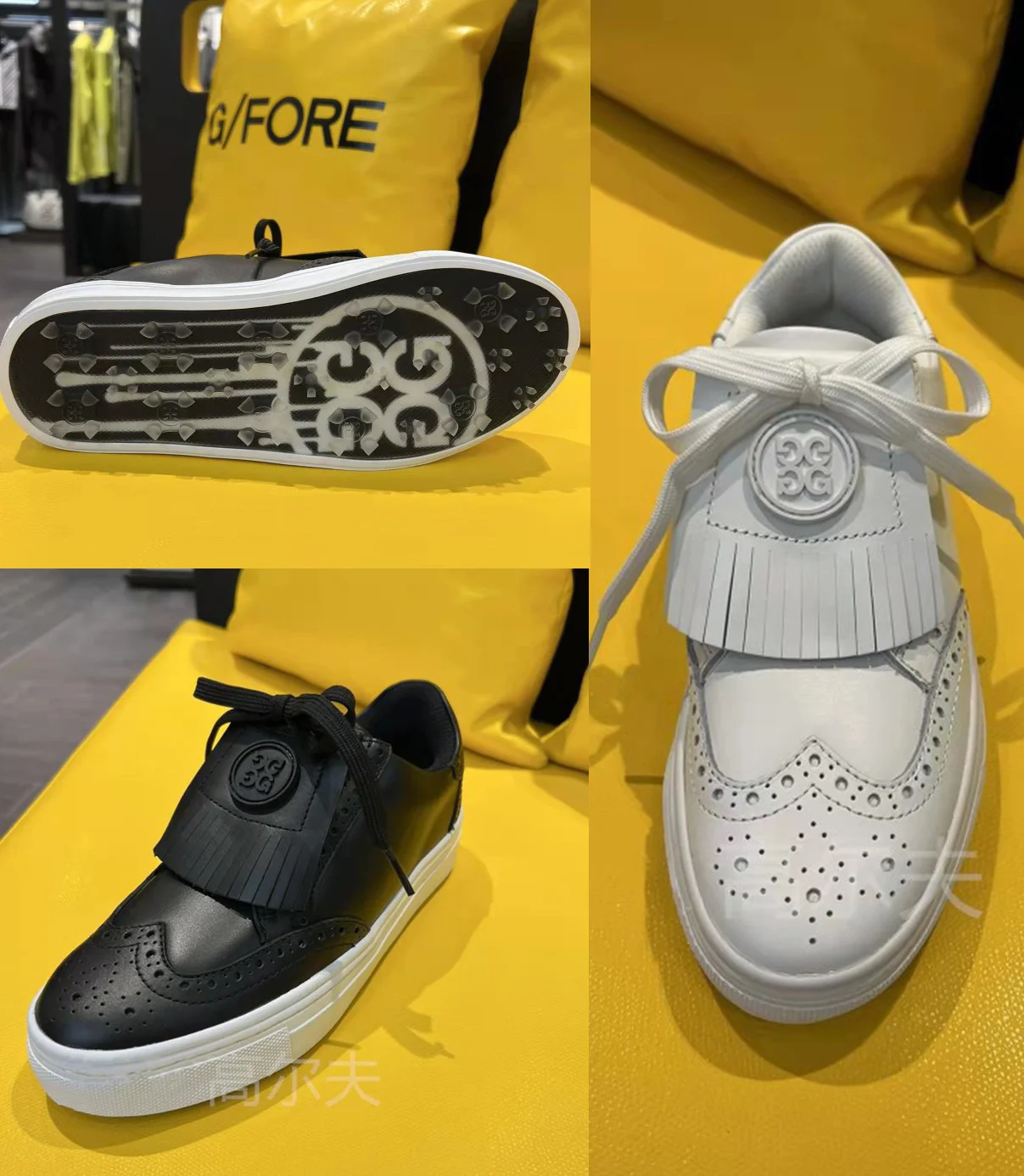 

Golf Shoes Fashion Women's Small White Shoes High-Quality Leather Outdoor Sports Shoes