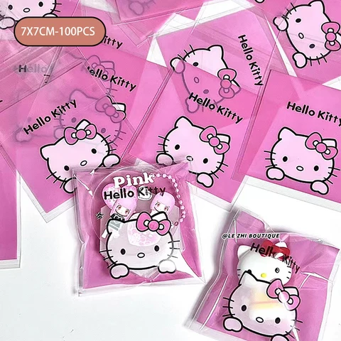 Милые пакеты для конфет MINISO Hello Kitty Mymelody 100 шт
