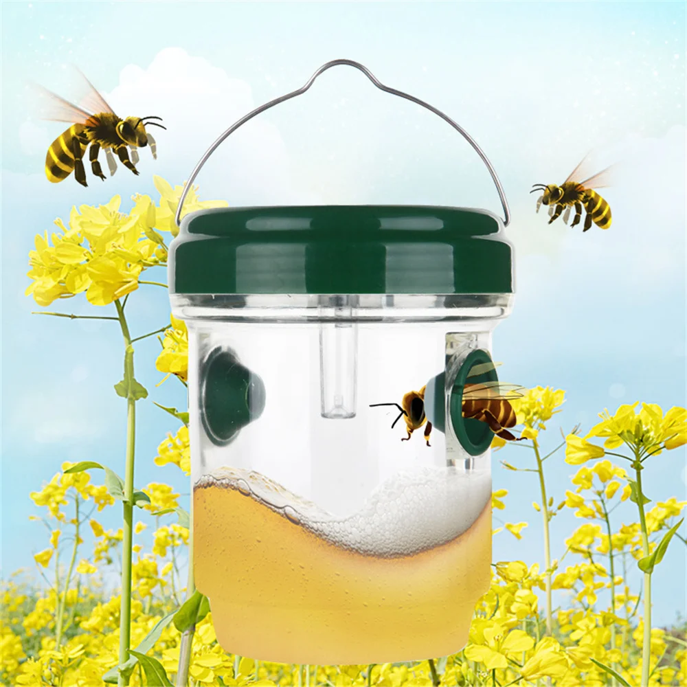 

Эффективная ловушка для пчелы на солнечной батарее 9,3*11,8 см, высокая производительность, 3 цвета, Фотолюминесцентная ловушка для пчелы, удобная