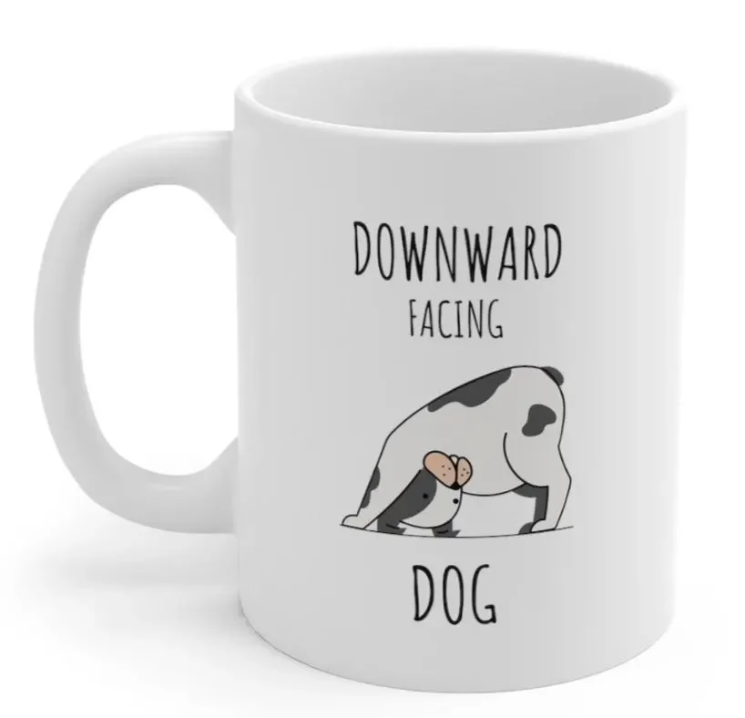 

Downward Facing Dog Mug kitchen accessories water bottle