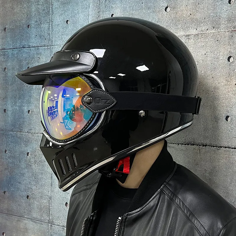 

New Vintage Scorpion Helmet Lightweight Motocross Racing Helmet Dot Approved Cascos De Moto Para Los Hombres Four Seasons Casque