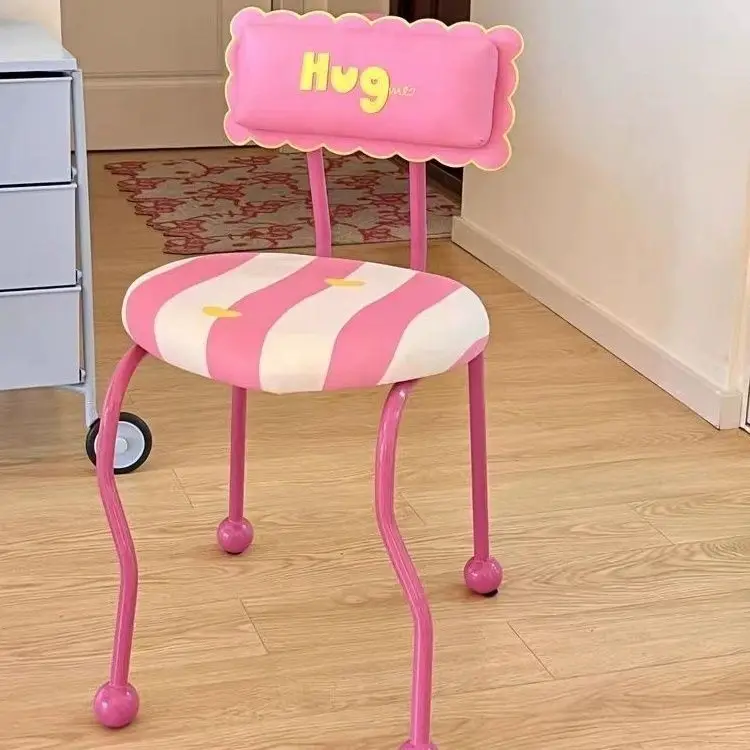 Мебельные табуреты по индивидуальному заказу железные стулья в полоску с