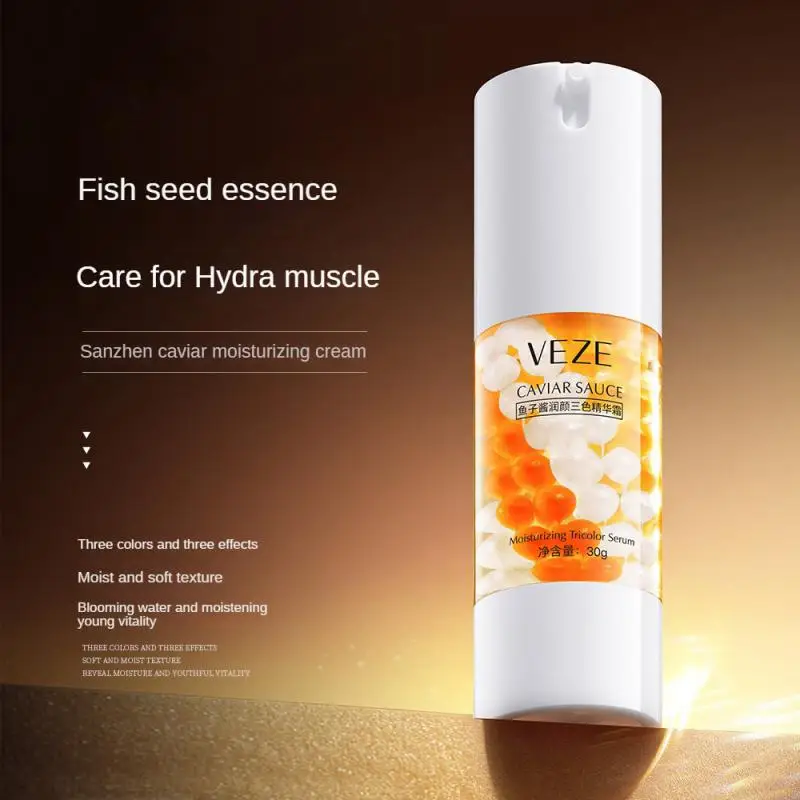 

Caviar Face Serum Moisturizing Improving Dry Skin Essence Cream Hydrating Firming Maintain Stable Skin Essence Cream Cosmetics