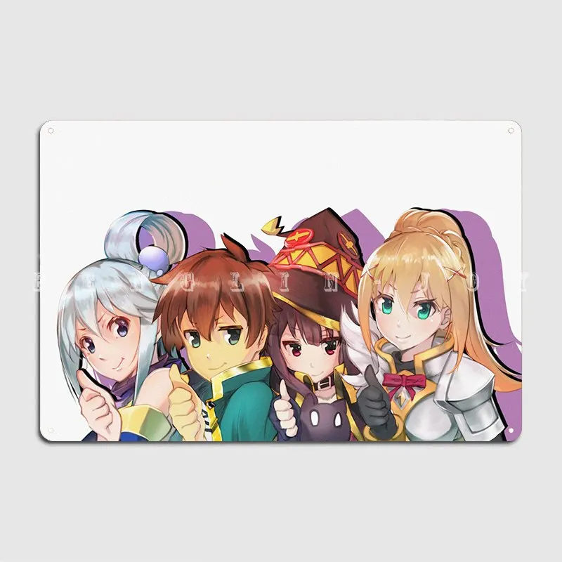 

Megumin, металлический знак, паб, домашний дизайн, настенная фотография, плакаты