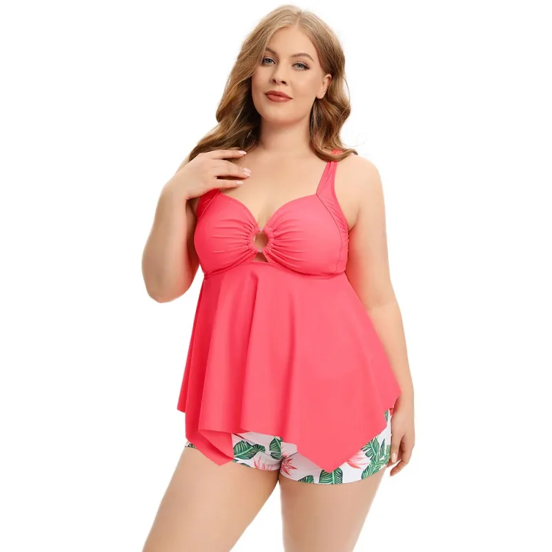 Костюм-двойка купальник 2023 женское пляжное платье облегающее платье-боксеры