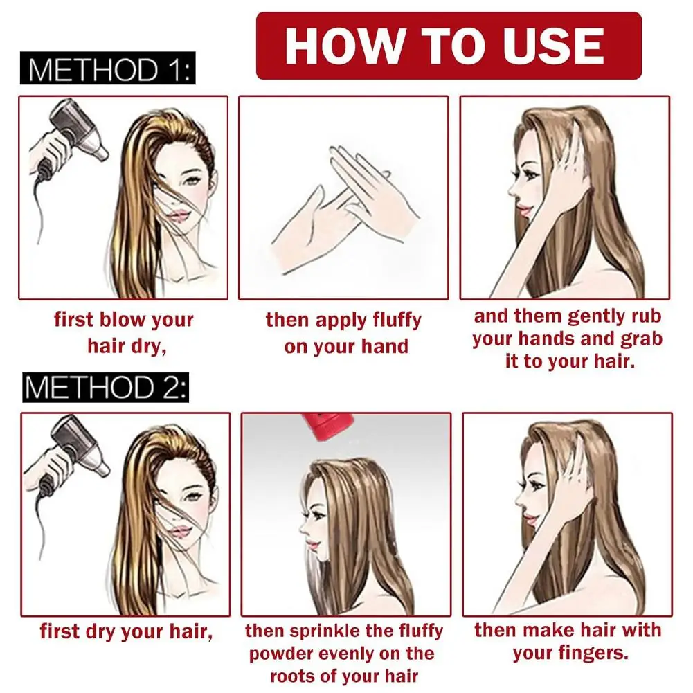 Пушистая пудра для волос увеличивающая объем матирующая пудра/обработка дизайна