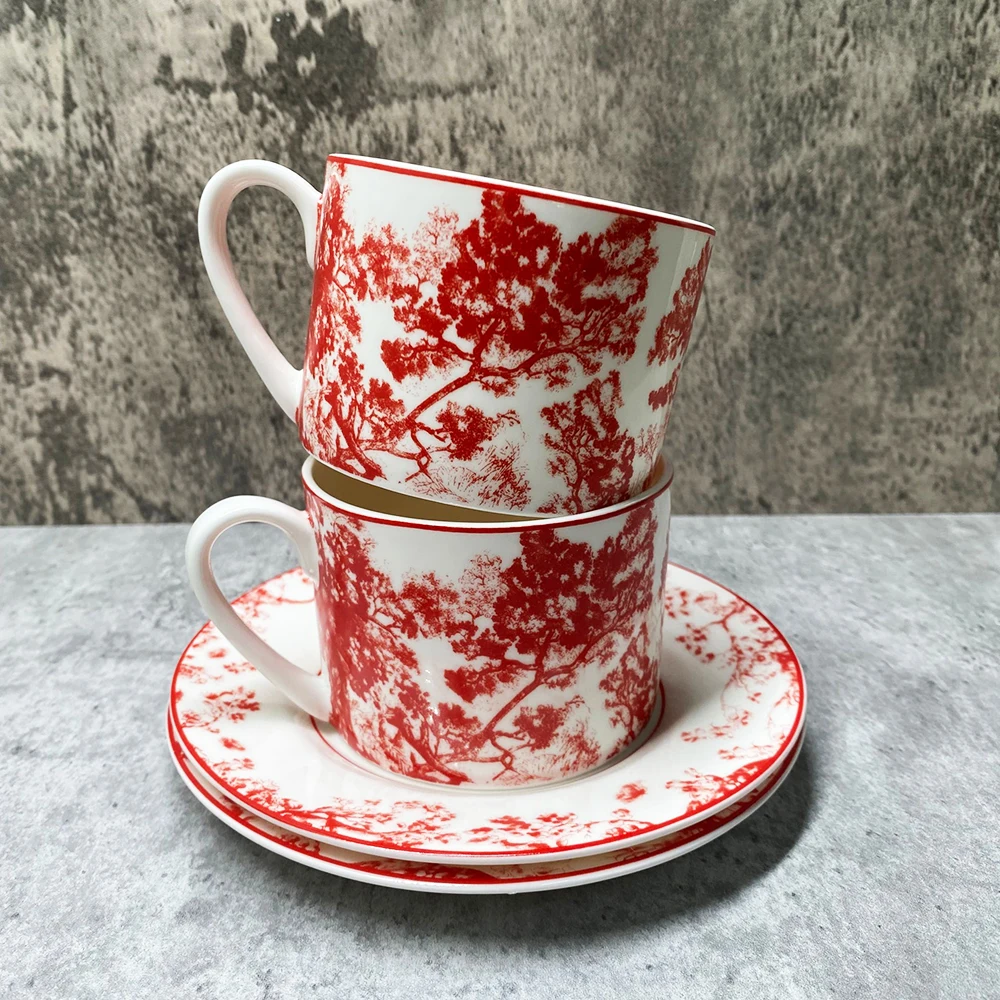 

Nordic Coffee Cups Luxury Water Cafe Tea Milk Cup Ceramic Mug 2pc Set Porcelain Juice Drinking New Product Gifts