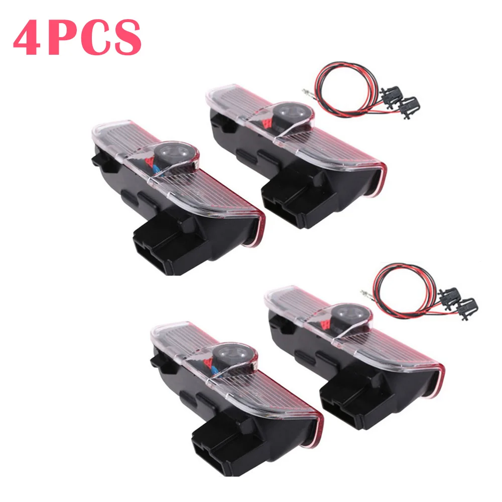 

4X LED Car Door Logo Projector Light Accessories For VW Passat B6 B7 B8 B9 CC Golf 5 6 7 Touareg Tiguan Sharan Jetta MK5 MK6 MK7