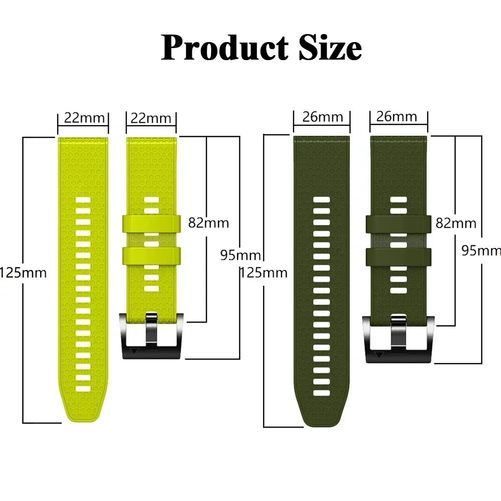 Ремешок для наручных часов Garmin Epix Pro Gen 2/Fenix 6 6X 7 7X 5 5X Plus