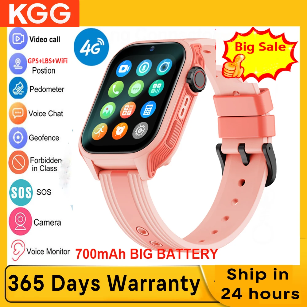 

Детские Смарт-часы с GPS, Wi-Fi, кнопкой SOS