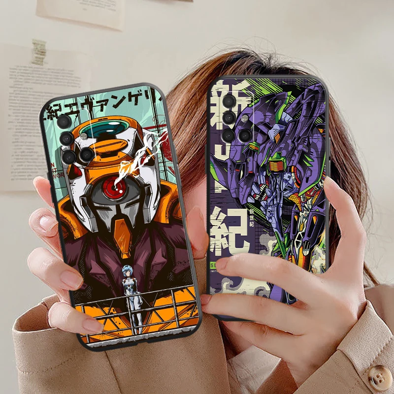 

EVANGELION Anime Phone Cases For Samsung S20 FE S20 S8 Plus S9 Plus S10 S10E S10 Lite M11 M12 S21 Ultra TPU Soft Carcasa