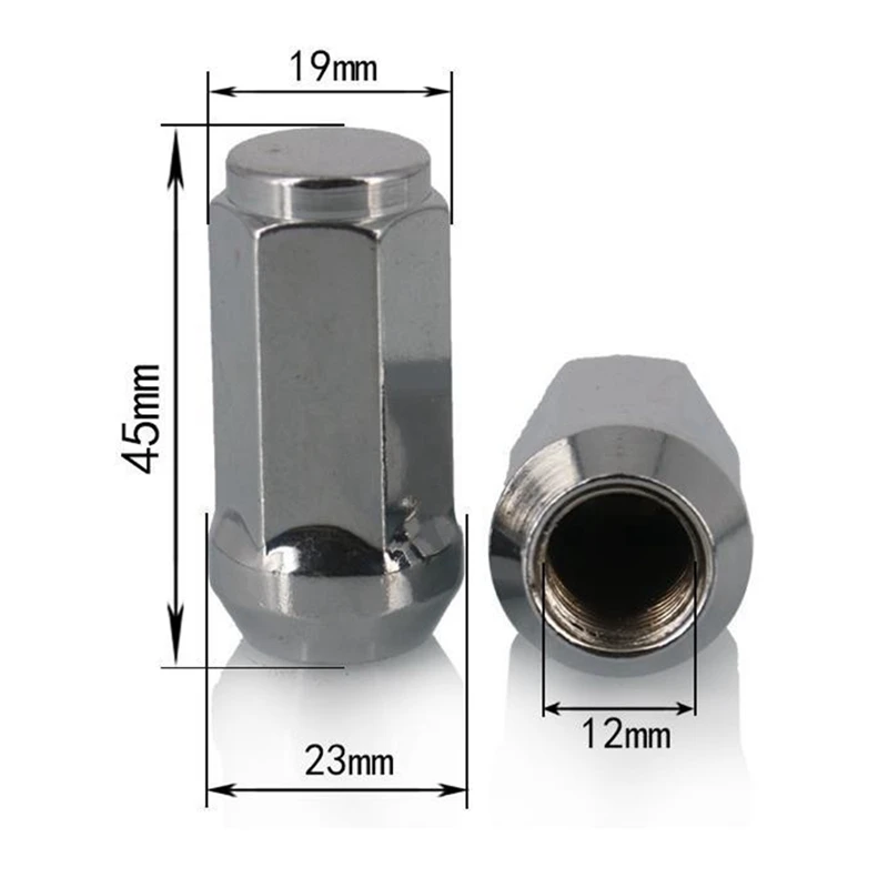 M14X1.5 24 шт. Автомобильная гайка для колеса 45 мм шины автомобильный удлинитель винт