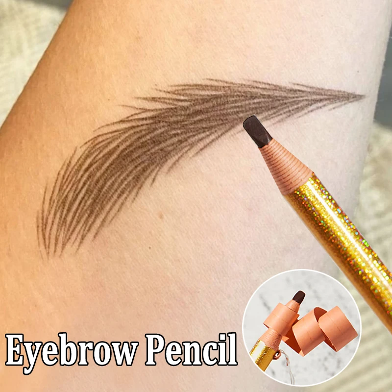 

Waterproof Draw Line Eyebrow Pencil Sweatproof Long-lasting Not Easy To Decolorize Natural Pull Eye Brow Enhancers Pen Cosmetics