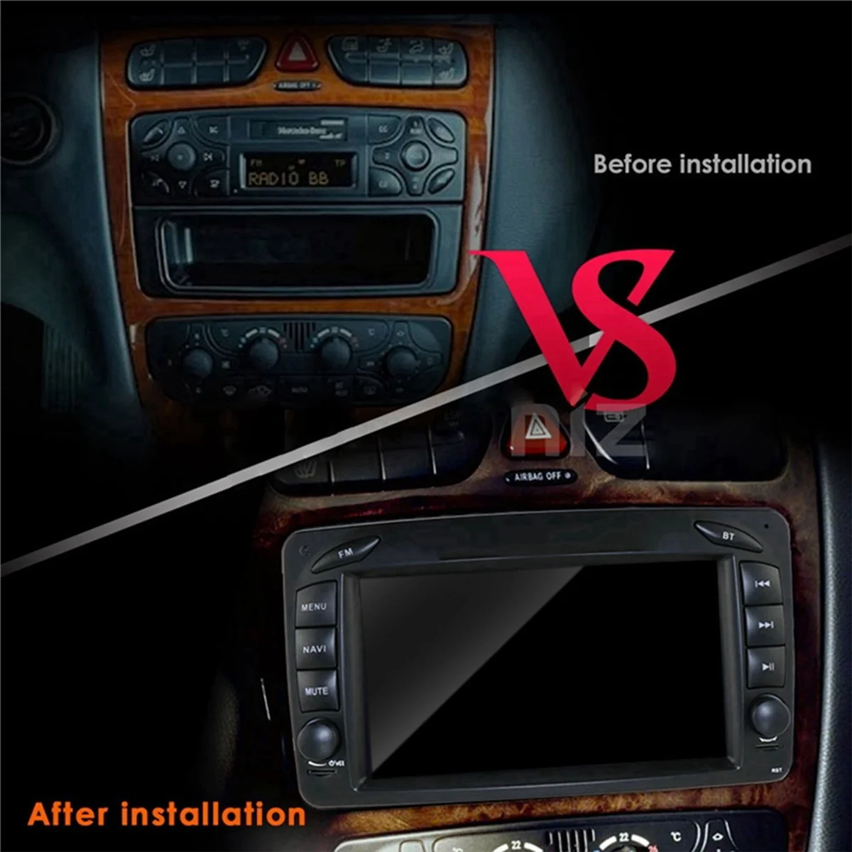 Четырехъядерный автомобильный медиаплеер Android 10 радио GPS WIFI Bluetooth управление