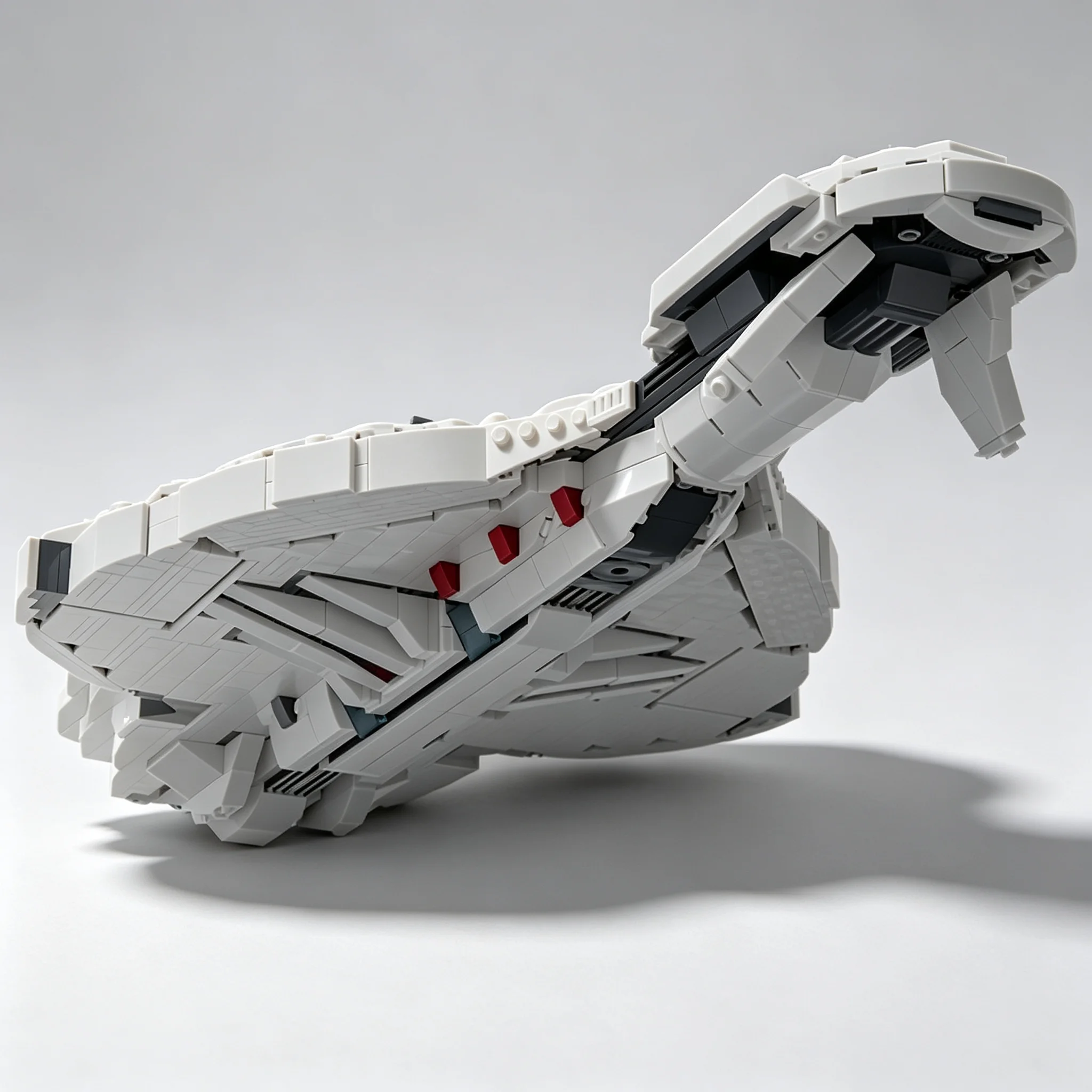 Конструктор MOC «Боевой крейсер» (1715 деталей), модель космического корабля в стиле Sci-Fi, галактический транспорт, развивающая игрушка, подарок на день рождения, коллекционный набор (art.: 3920dbfe58a22) - 3920dbfe58a22
