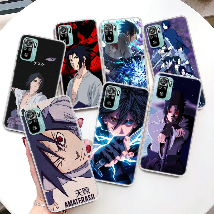 

Naruto Uchiha Sasuke Coque Phone Case For Xiaomi Redmi 10 9 9A 9C 9T 8 8A 7 7A 10A 10C Prime 6 6A K20 K30 K40 Pro S2 Soft Cover
