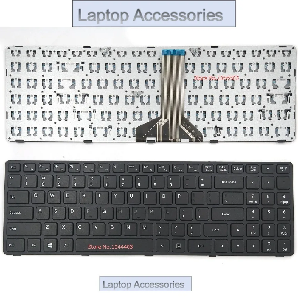 Оригинальная новая клавиатура для ноутбука Lenovo Ideapad 100-15IBD Type 80QQ 6385H-US NB-99-6385H-LB-00-US PK1310E1A00 SN20J78609 (art.: 3920d233dd047) - 3920d233dd047